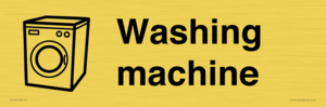 Dementia washing machine sign